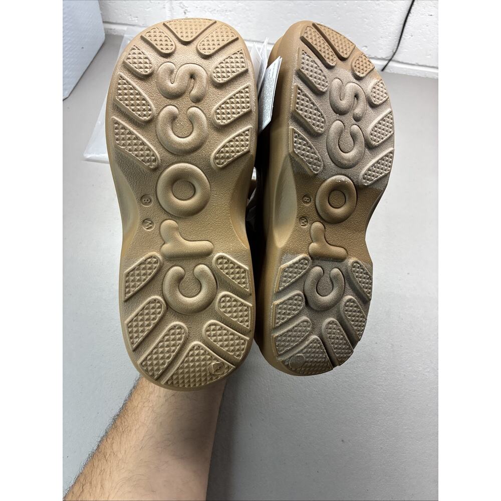 New Crocs Soho Y-Strap Sandals Sepia 211755-2EY Size W8 Women’s 8 With Tags - Picture 5 of 6